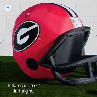 Sam's Club Ncaa licensed inflatable helmet offer
