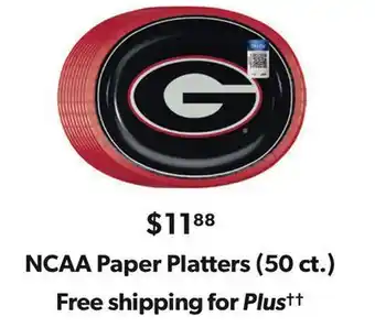 Sam's Club Ncaa paper platters offer