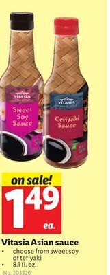Lidl Vitasia asian sauce offer