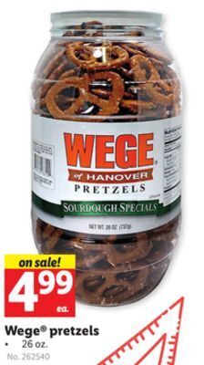 Lidl Wege® pretzels offer