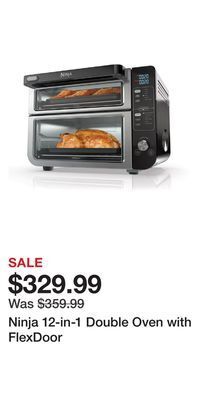 Kohl's Ninja 12-in-1 double oven with flexdoor offer