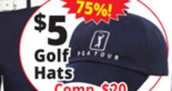 Ocean State Job Lot Golf hats offer
