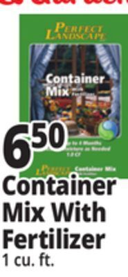 Ocean State Job Lot Container mix with fertilizer, 1 cu ft offer