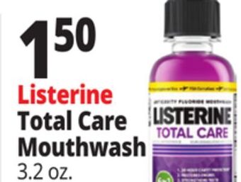 Ocean State Job Lot Listerine total care mouthwash offer