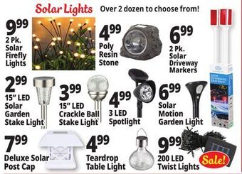 Ocean State Job Lot Solar lights offer