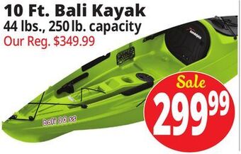 Ocean State Job Lot 10 ft. bali kayak offer