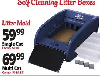 Ocean State Job Lot Self cleaning litter boxes offer