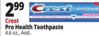 Ocean State Job Lot Crest pro health toothpaste offer