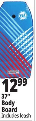 Ocean State Job Lot Big lizard 37 bodyboard offer