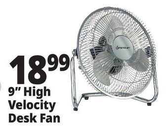 Ocean State Job Lot Penguin 9 high velocity floor fan offer