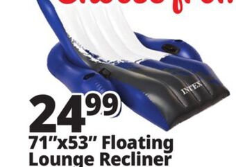 Ocean State Job Lot Intex floating recliner pool lounge offer