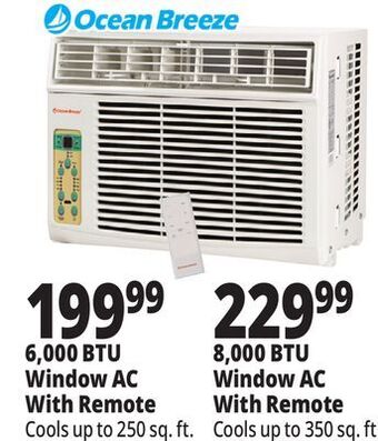 Ocean State Job Lot 6,000 btu window ac with remote offer