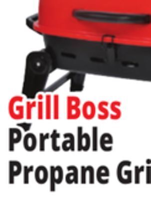 Ocean State Job Lot Grill boss portable propane grill with folding legs, 10,000 btu offer