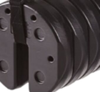 Ocean State Job Lot Us weight canopy weight plates with strap, 4-count offer