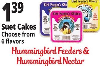 Ocean State Job Lot Suet cakes offer