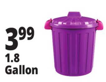 Ocean State Job Lot Hemicasa small oscar bin with lid and handles, 7 l offer