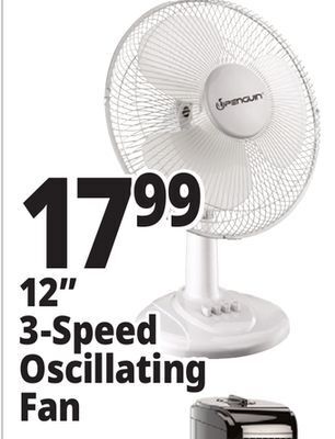 Ocean State Job Lot Penguin oscillating desk fan, 12 offer