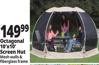 Ocean State Job Lot Octagonal 10'x10' screen hut offer