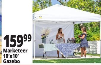 Ocean State Job Lot Marketeer 10'x10' one-touch pop-up gazebo offer
