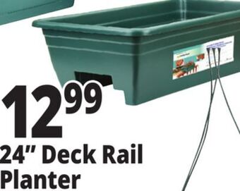 Ocean State Job Lot 24 deck rail planter offer