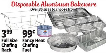 Ocean State Job Lot Disposable aluminum pans offer