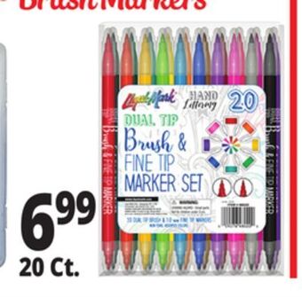 Ocean State Job Lot Liqui-mark® brush markers offer