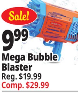 Ocean State Job Lot Mega bubble blaster offer