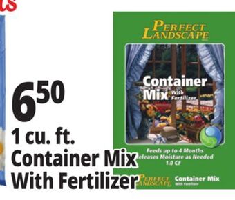 Ocean State Job Lot 1 cu. ft. container mix with fertilizer offer