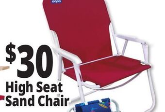 Ocean State Job Lot High seat sand chair offer