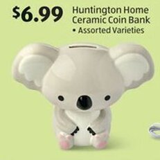 Aldi Huntington Home Ceramic Coin Bank offer