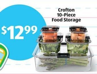 Aldi Crofton 10-Piece Food Storage offer