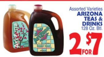 Bravo Supermarkets Arizona teas & drinks offer