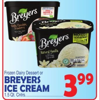Bravo Supermarkets Breyers ice cream offer