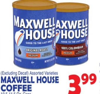 Bravo Supermarkets Maxwell house coffee offer