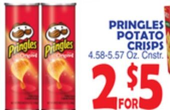 Bravo Supermarkets Pringles potato crisps offer