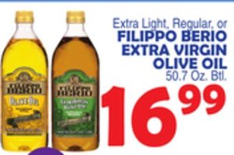 Bravo Supermarkets Filippo berio extra virgin olive oil offer
