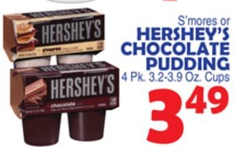 Bravo Supermarkets Hershey's chocolate pudding offer