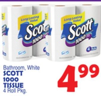 Bravo Supermarkets Scott 1000 tissue offer