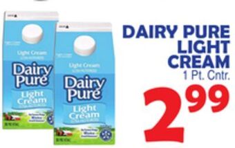Bravo Supermarkets Dairy pure light cream offer