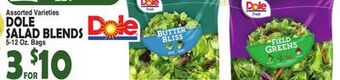 Bravo Supermarkets Dole salad blends offer
