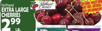 Bravo Supermarkets Extra large cherries offer