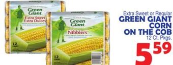 Bravo Supermarkets Green giant corn on the cob offer
