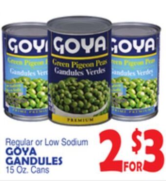Bravo Supermarkets Goya gandules offer