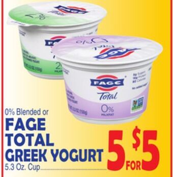 Bravo Supermarkets Fage total greek yogurt offer