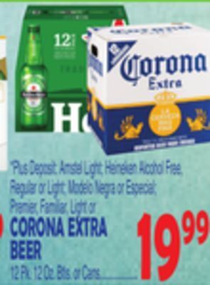 Bravo Supermarkets Corona extra beer offer