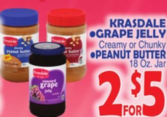 Bravo Supermarkets Krasdale grape jelly offer