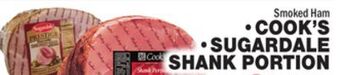 Bravo Supermarkets Cook's, sugardale shank portion offer
