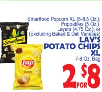 Bravo Supermarkets Lay's potato chips xl offer
