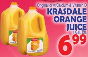 Bravo Supermarkets Krasdale orange juice offer