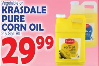 Bravo Supermarkets Krasdale pure corn oil offer